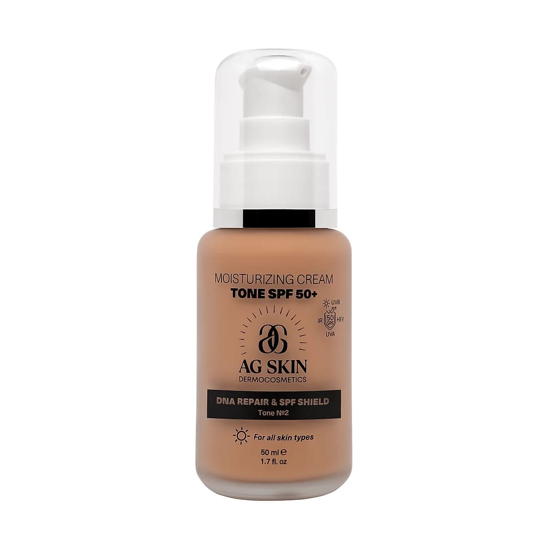 Moisturizing Cream SPF 50+ Tone №2