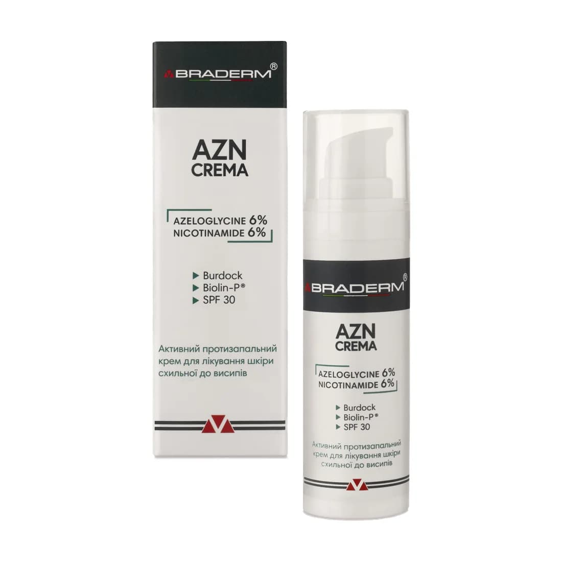 AZN · сонцезахисний крем SPF 30