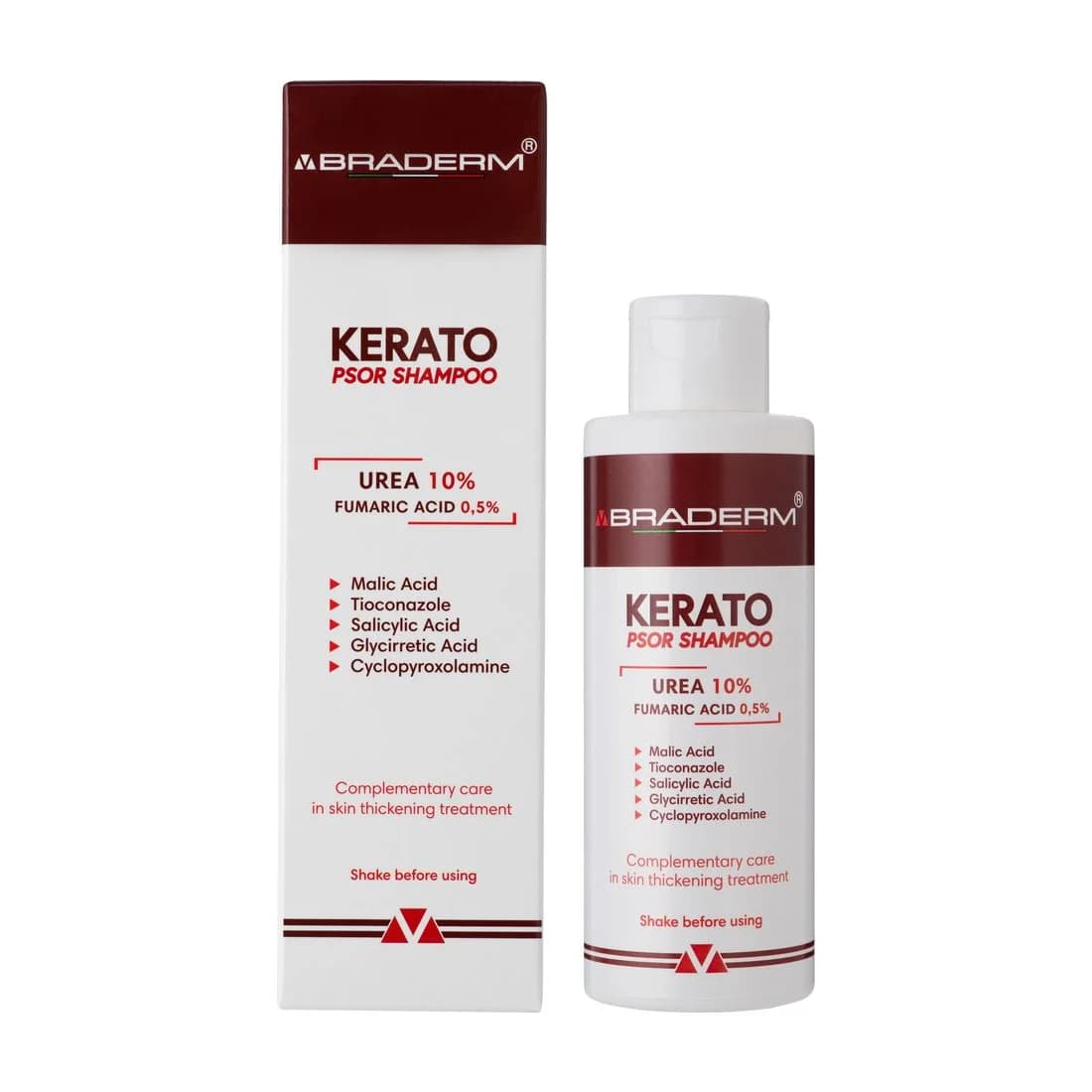 Kerato PSOR · шампунь для шкіри голови