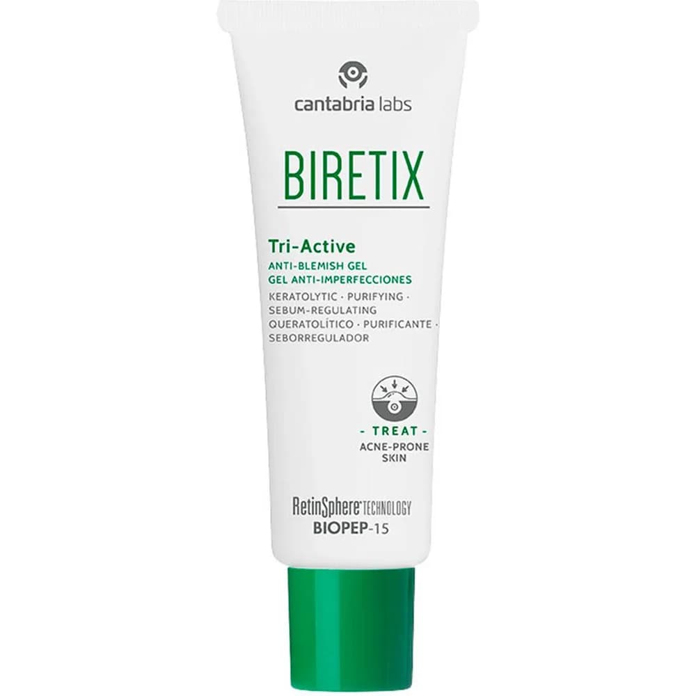 BIRETIX Triactive Gel · Протизапальний лікувальний гель Три-Актив для шкіри з акне