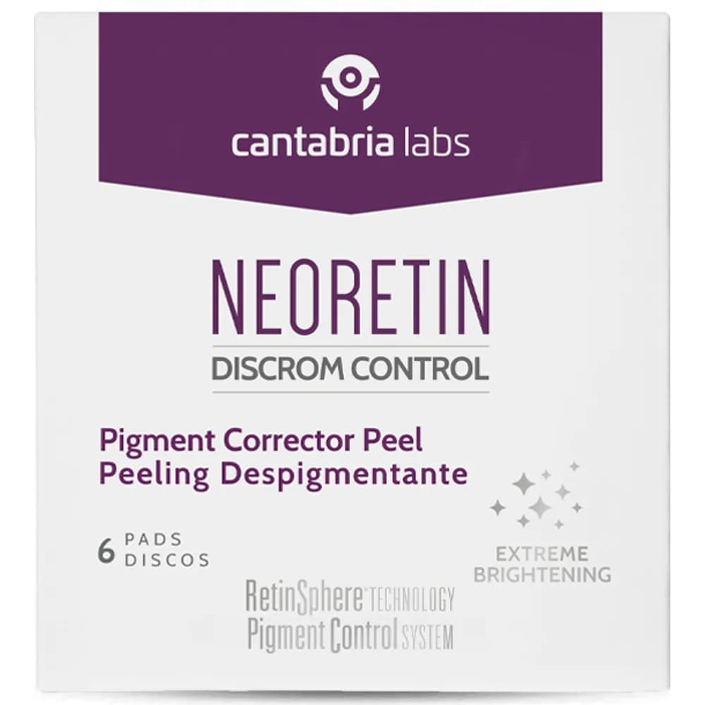 NEORETIN Discrom Control Pigment Peel Pads · Освітлюючий пілінг у дисках для шкіри з пігментацією
