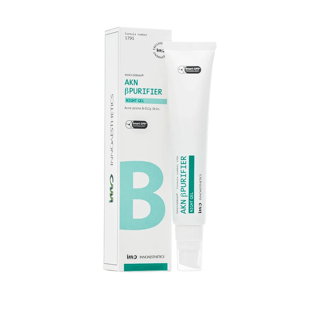 AKN βPurifier Night Gel · Нічний гель для терапії акне
