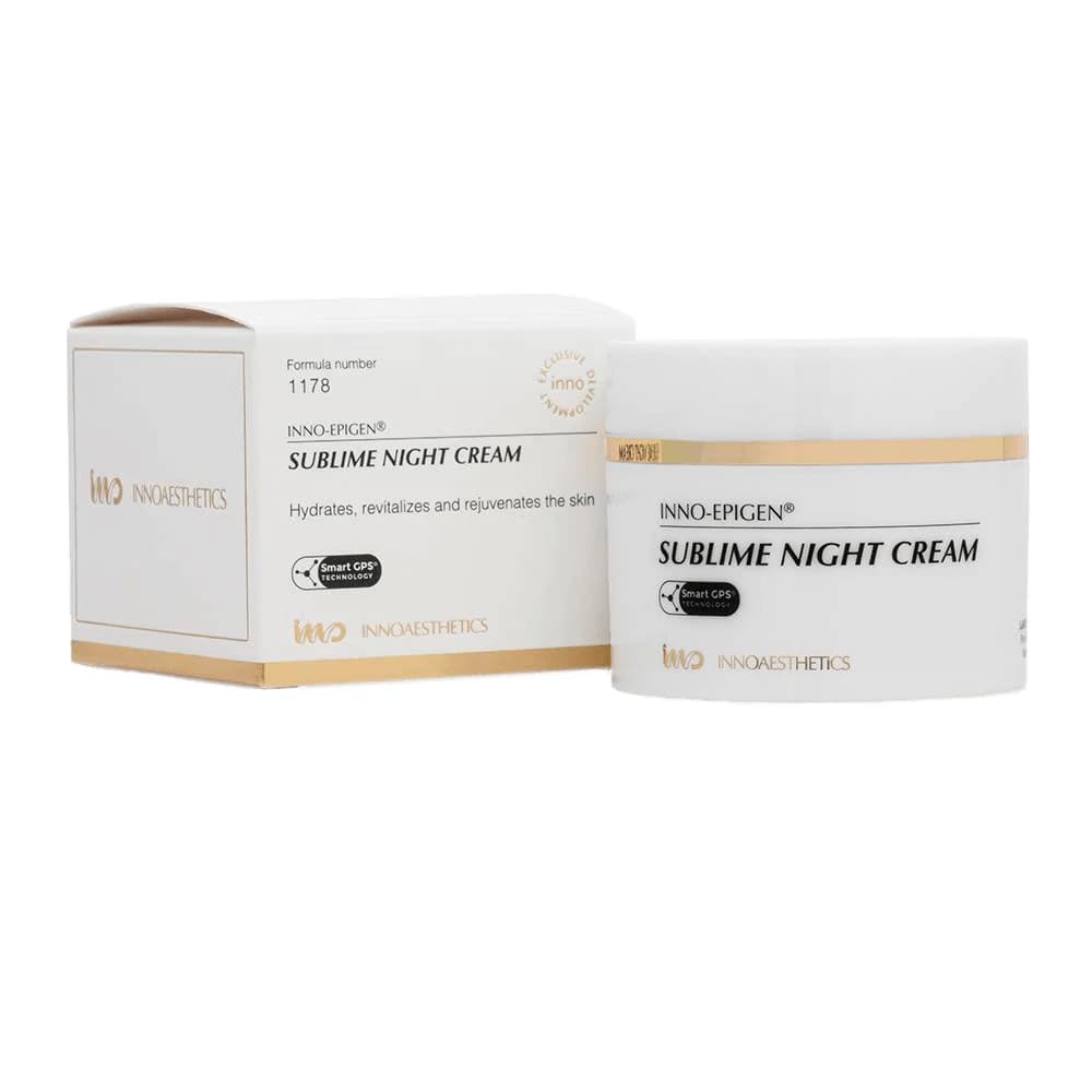 Sublime Night Cream · Інтенсивний нічний крем, який глибоко зволожує та коригує ознаки старіння