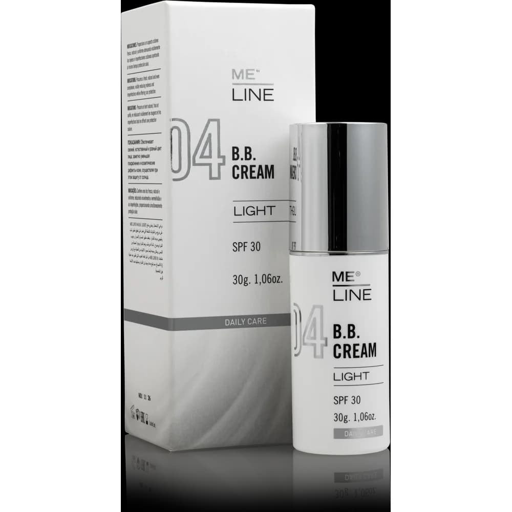 04 Me Line BB Light · Тональний зволожувальний крем SPF 30, світлий