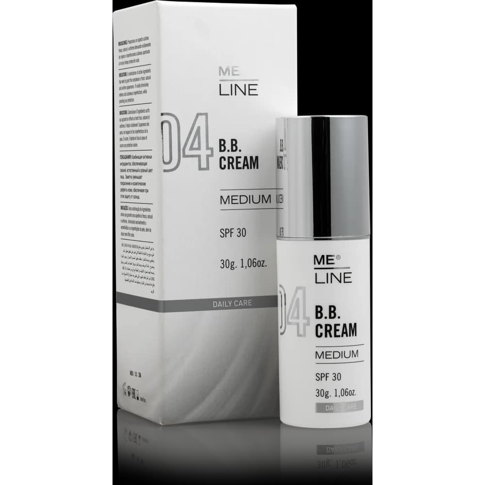 04 Me Line BB Medium · Тональний зволожувальний крем SPF 30, середній