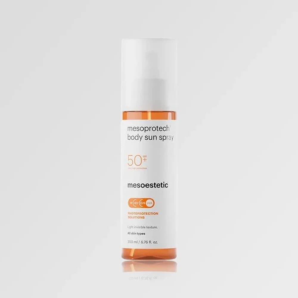 Mesoprotech Body Spray · Сонцезахисний спрей для тіла SPF50+