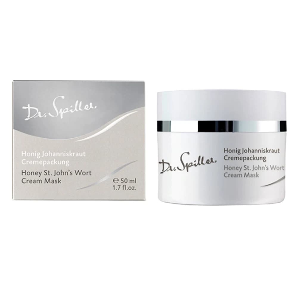 Honey St. Johnʼs Wort Cream Mask · Зволожувальна та заспокійлива крем-маска з олією звіробою