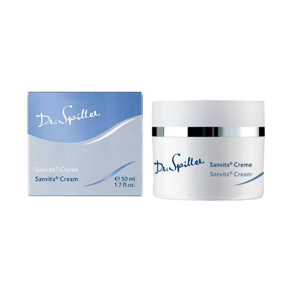 Sanvita Cream · Заспокійливий крем з зеленим чаєм та женьшенем