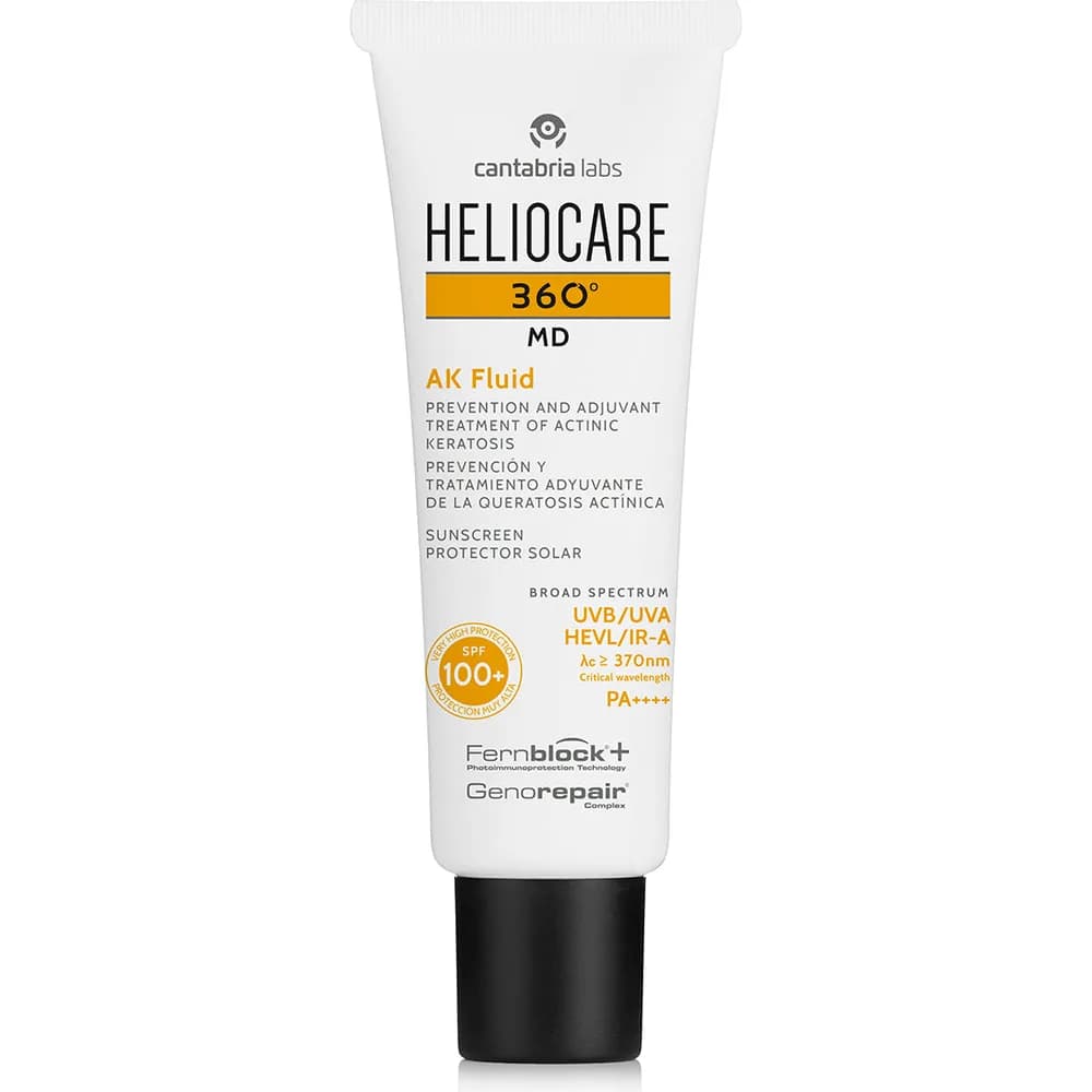 HELIOCARE 360º AK Emulsion SPF50+ · Захисна емульсія для чутливої шкіри зі схильністю до почервоніння SPF 50+