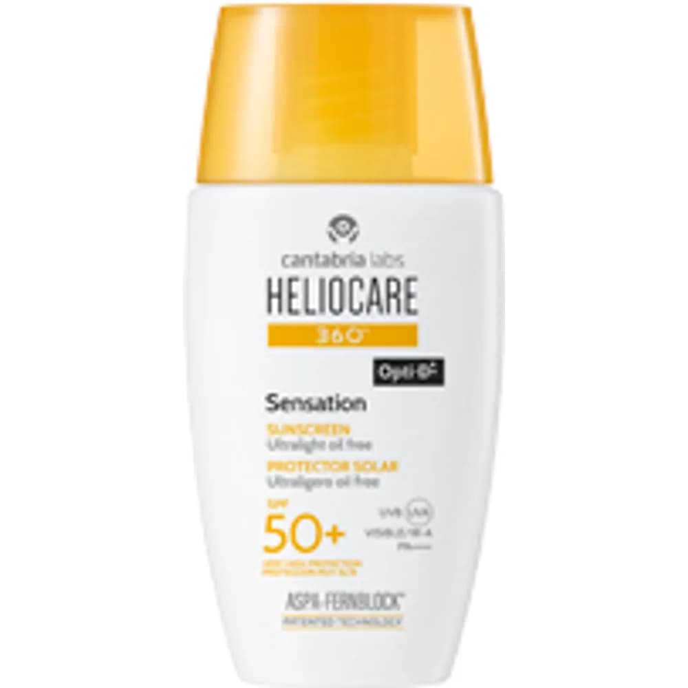 HELIOCARE 360º Sensation SPF50+ · Ультралегка сонцезахисна емульсія SPF 50+ для всіх типів шкіри