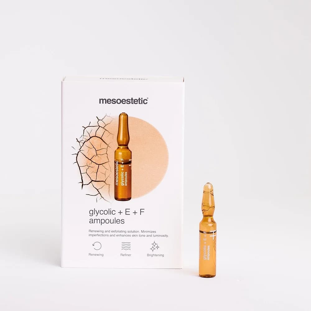Glycolic Acid 10% + Vit. E+F · Ампули з 10% гліколевою кислотою та вітаміном E+F